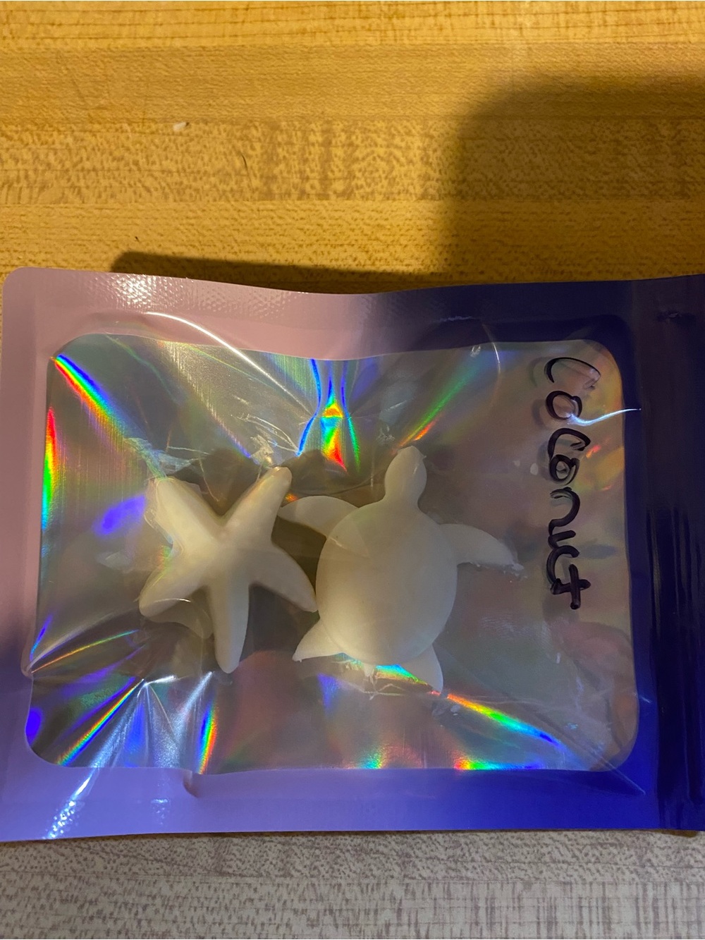 White Sea Turtle & Starfish Resin Accent Set - Home Accents handmade coconut